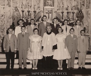 8th Grade Graduation Class Mass, 1959
