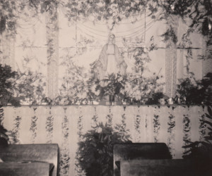 3rd Grade Classroom, May Crowning Altar, 1953