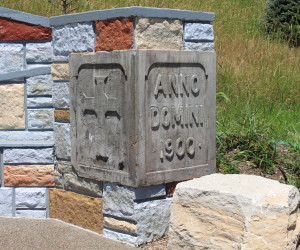 Historic Site - 2015: Cornerstone from St. Nicholas Church, N.S.