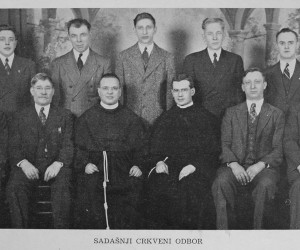 1944 Parish Council with Revs. Boniface Soric and Marion Soric (cousins)