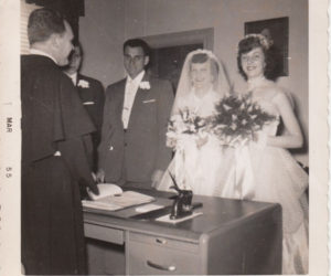 1955 Wedding in Priest House