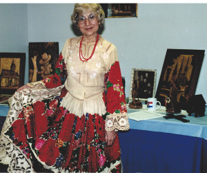 2002 April 20 - hand-made Croatian dress from Zagreb -  Church Earth Day Event, April