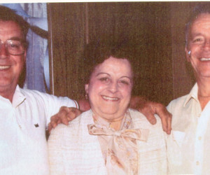 Yuretich siblings, Rudy, Mary Hahn  & Ed - 1990s